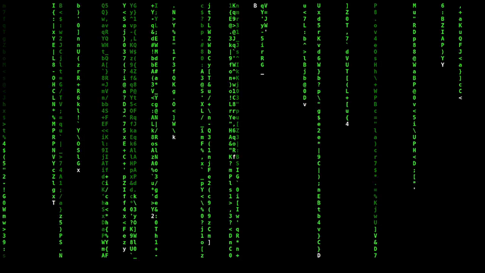 The Matrix digital rain